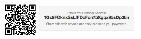 Like it says, this is your BTC address. So store it away, send it away and watch the BTC come rolling in (hopefully).